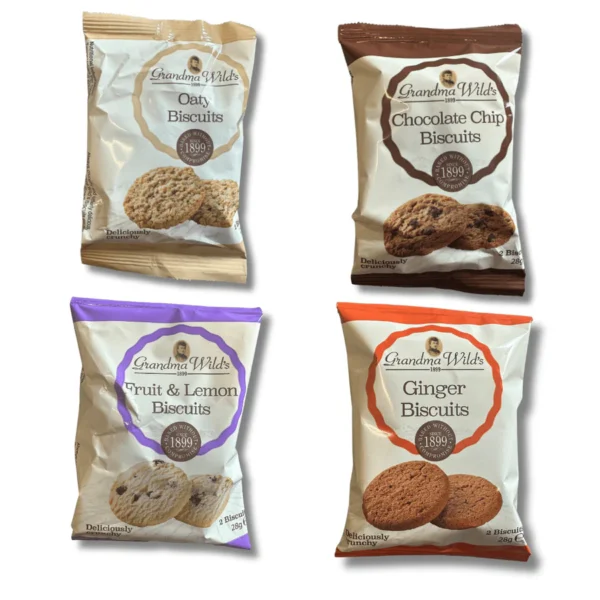 Grandma Wild's Biscuit Packs | Twinpacks | 4 Varieties | Individually Wrapped Biscuit Portions (Box of 100) - Image 3